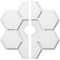 Ekena Millwork Daisy Architectural Grade PVC Contemporary Ceiling Medallion, Two Piece, 20"OD x 3"ID x 7"C x 1"P CMP20DY2-03000 - alternate 1